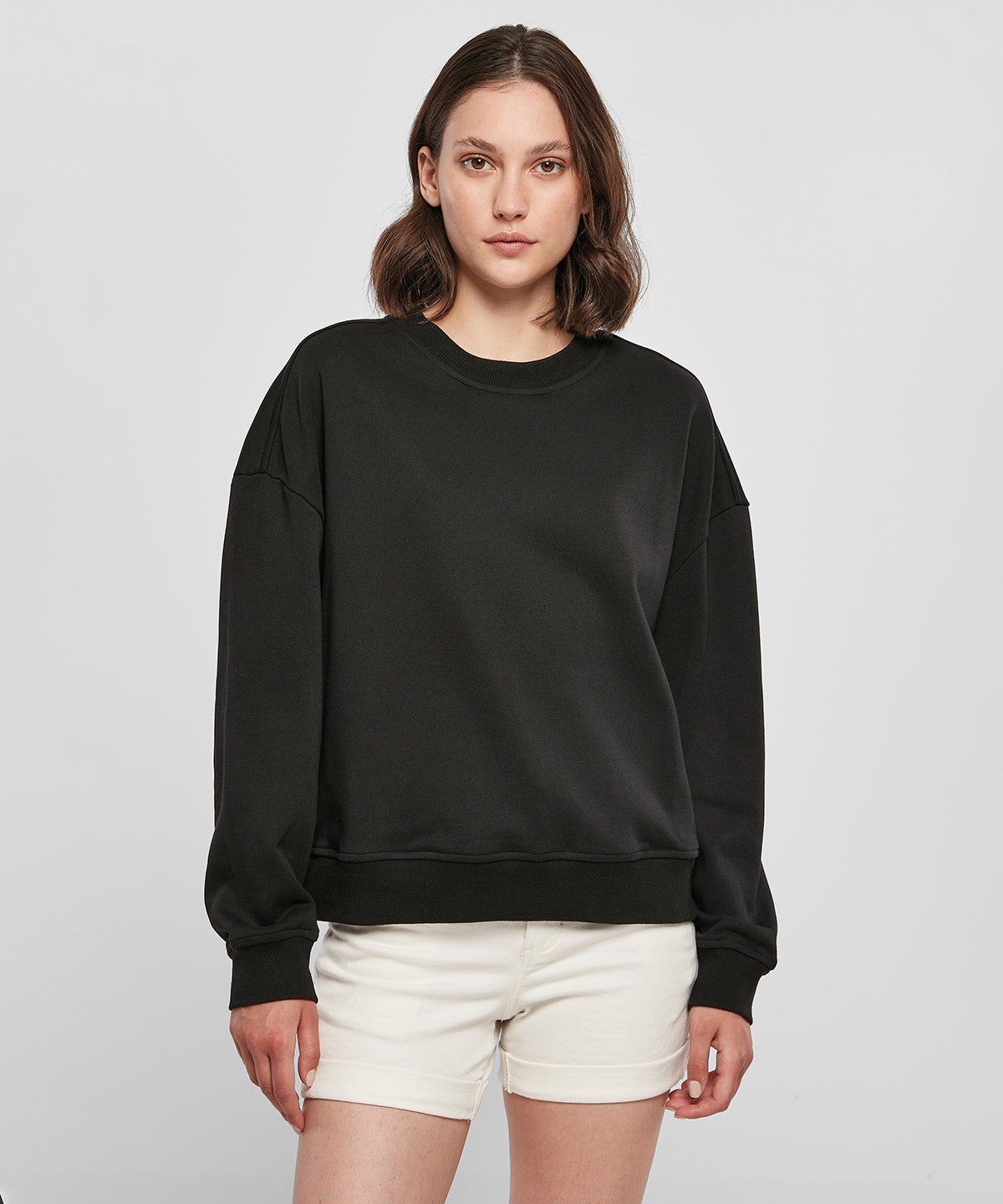 BY212  Women’s oversized crew neck sweatshirt