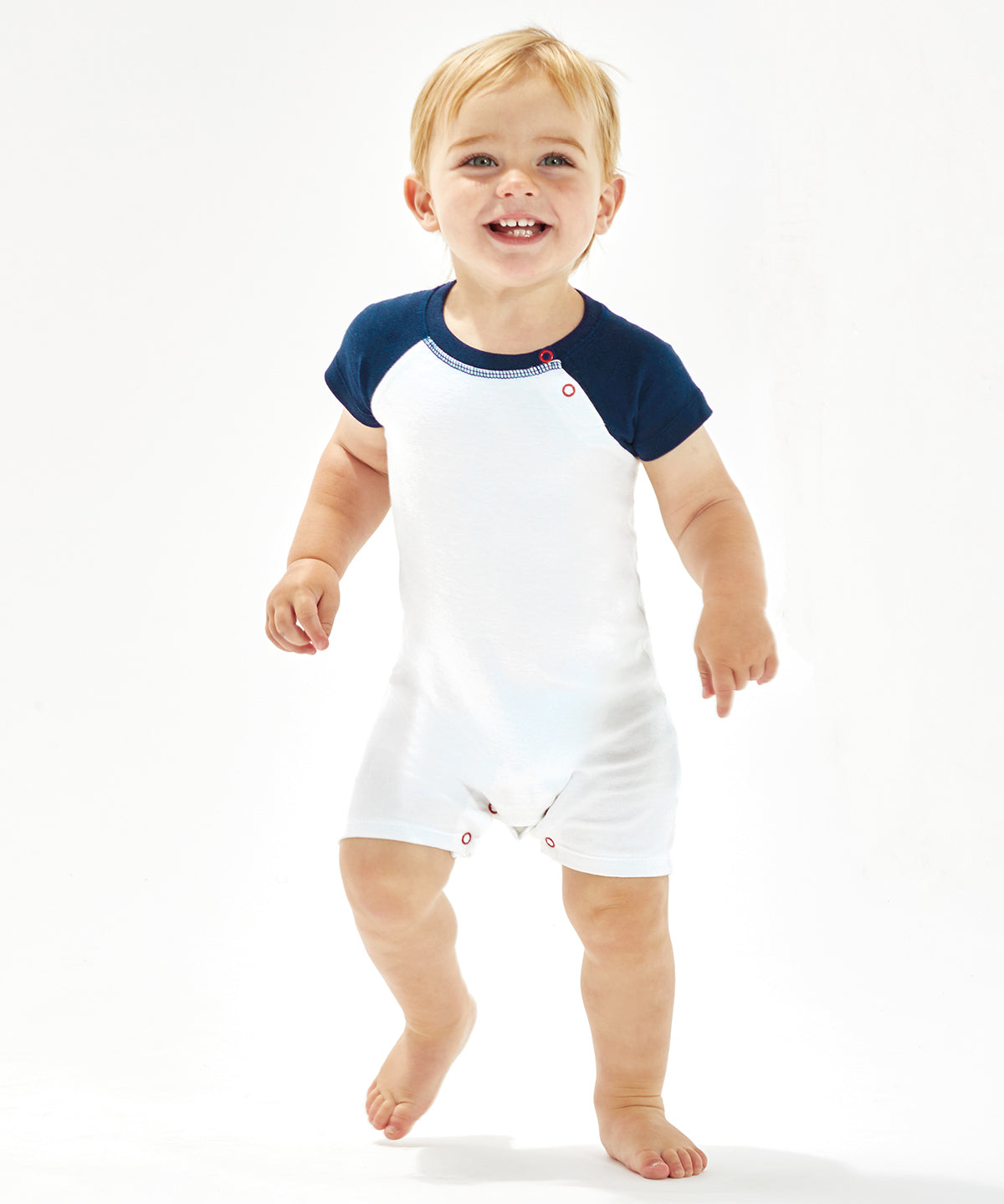 BZ041 Baby baseball playsuit