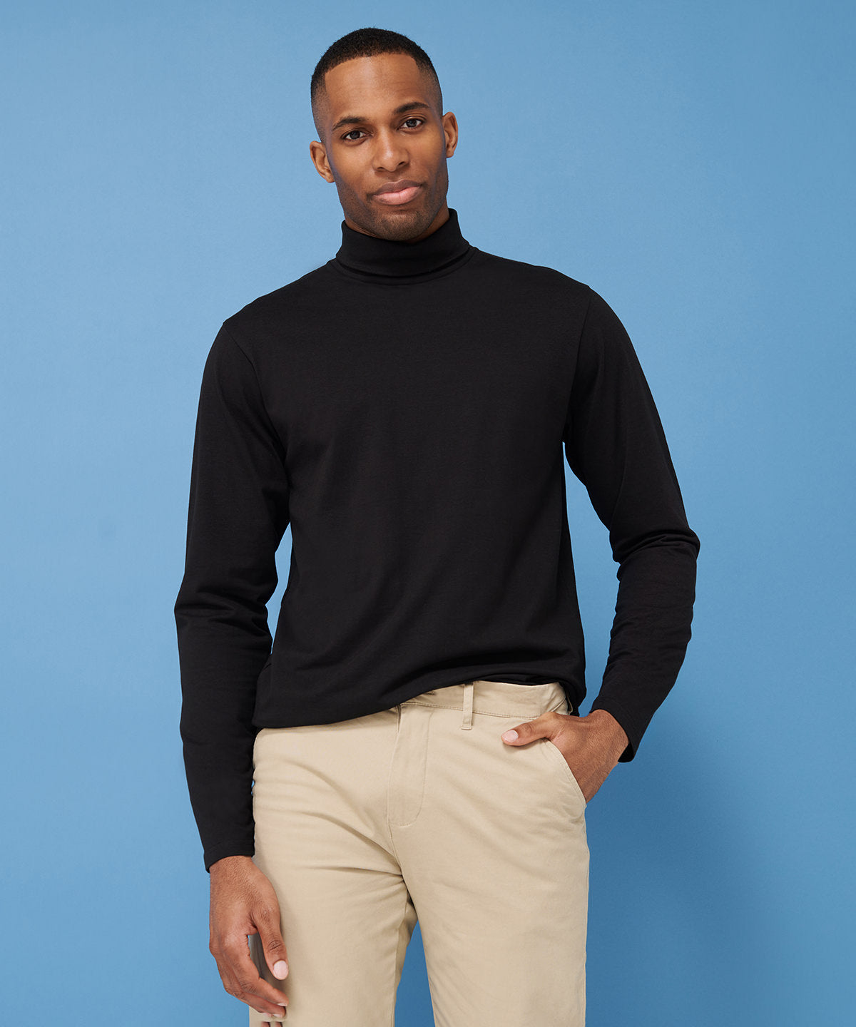 HB020 Long sleeve roll neck top