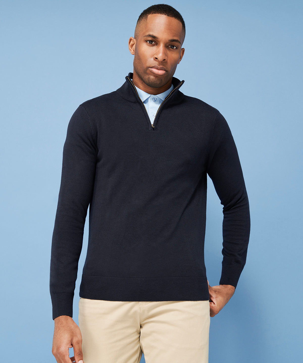 HB729 ¼ zip jumper