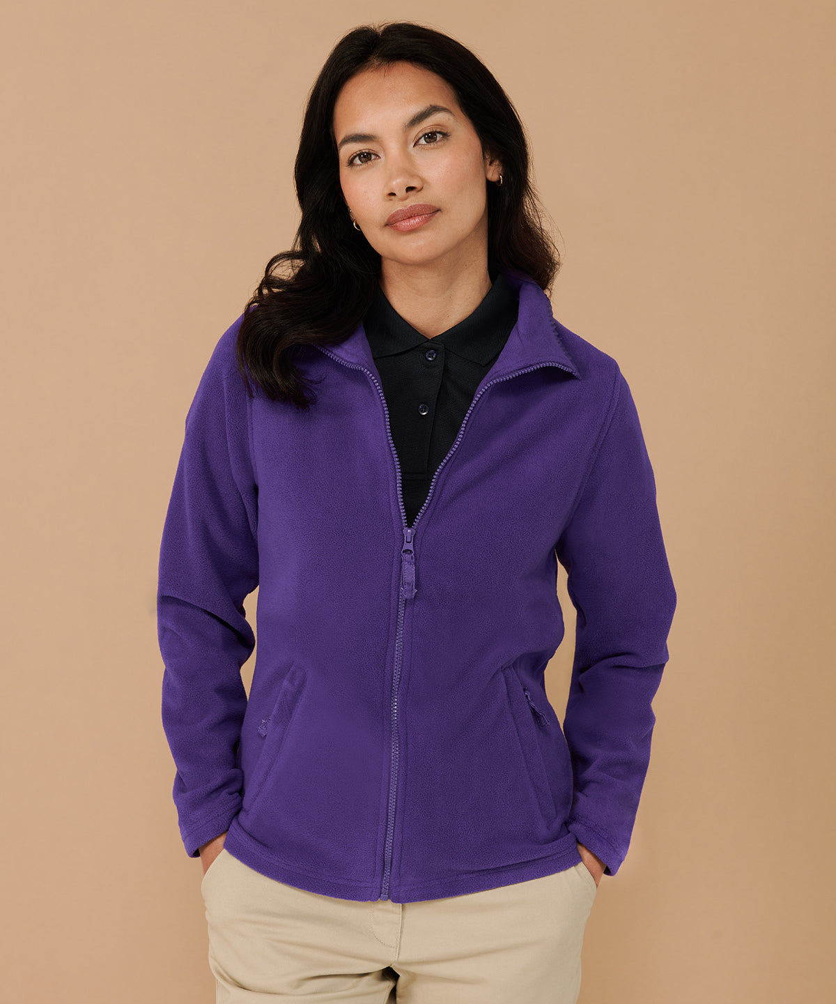 HB851 Women's microfleece jacket