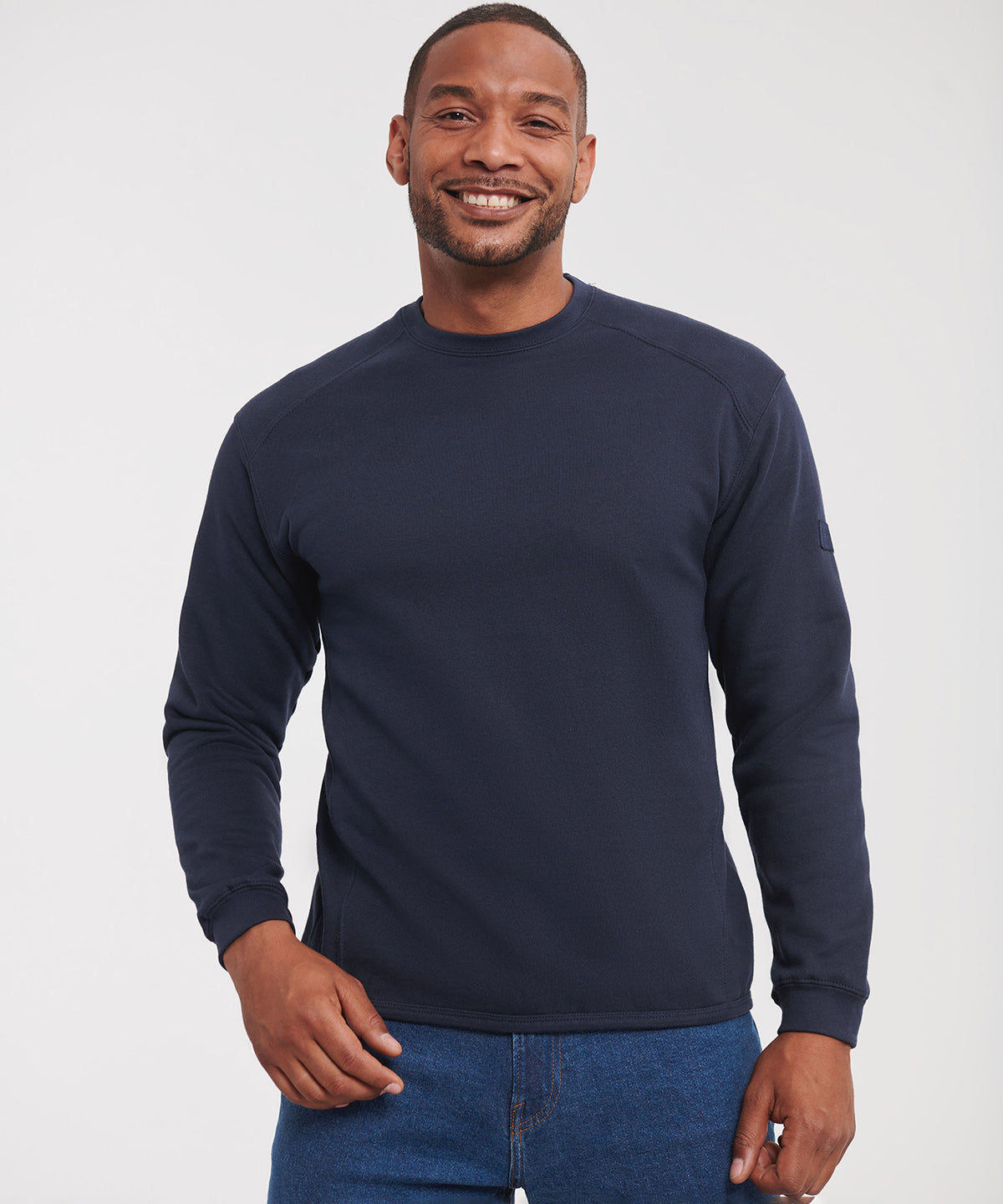 J013M Heavy-duty crew neck sweatshirt