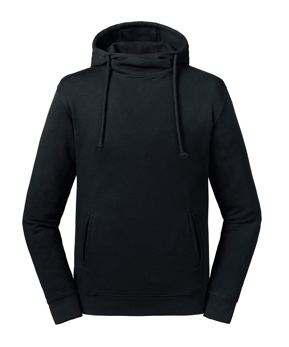 J209M Pure organic high collar hooded sweatshirt