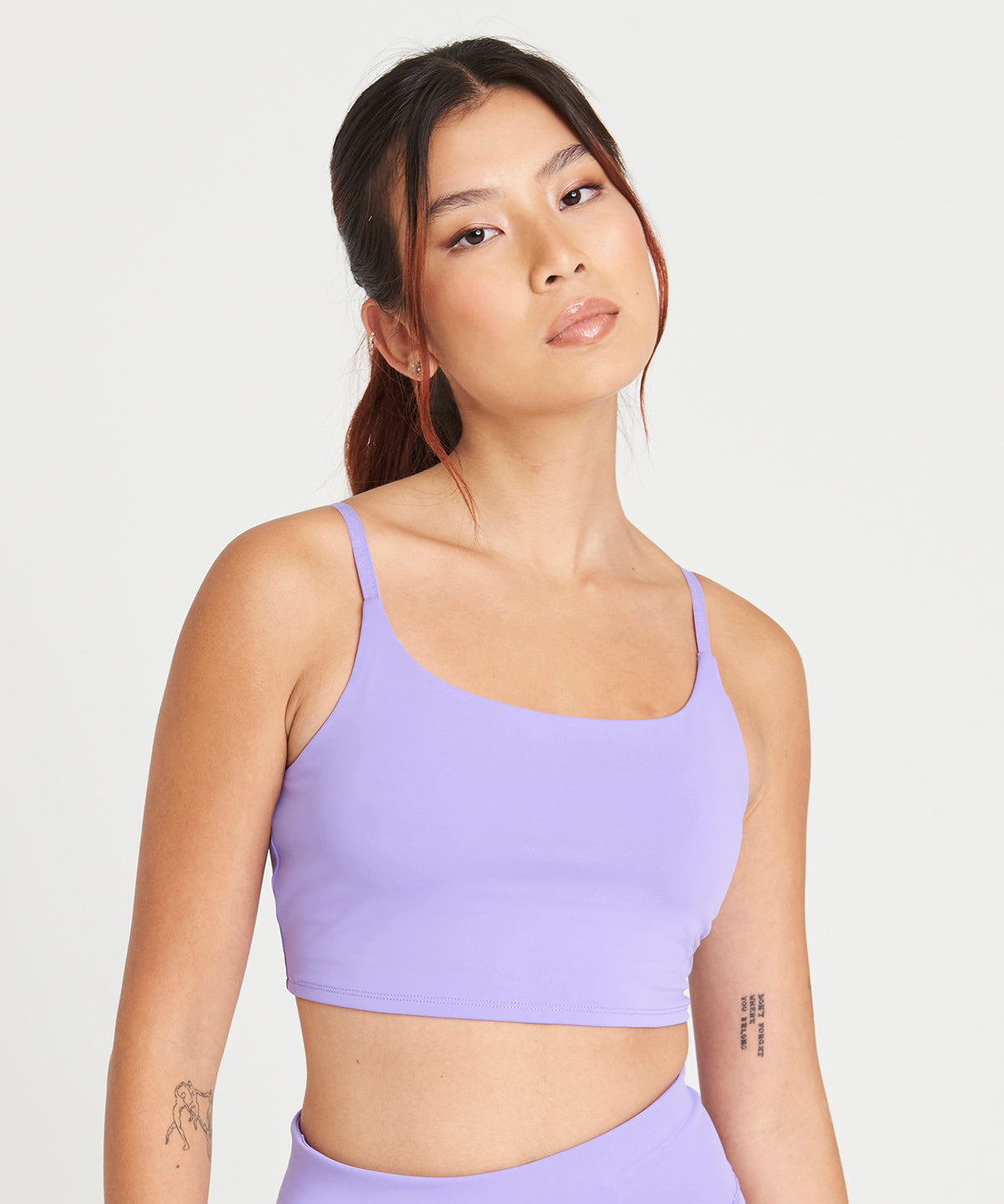 Women's recycled tech sports bra