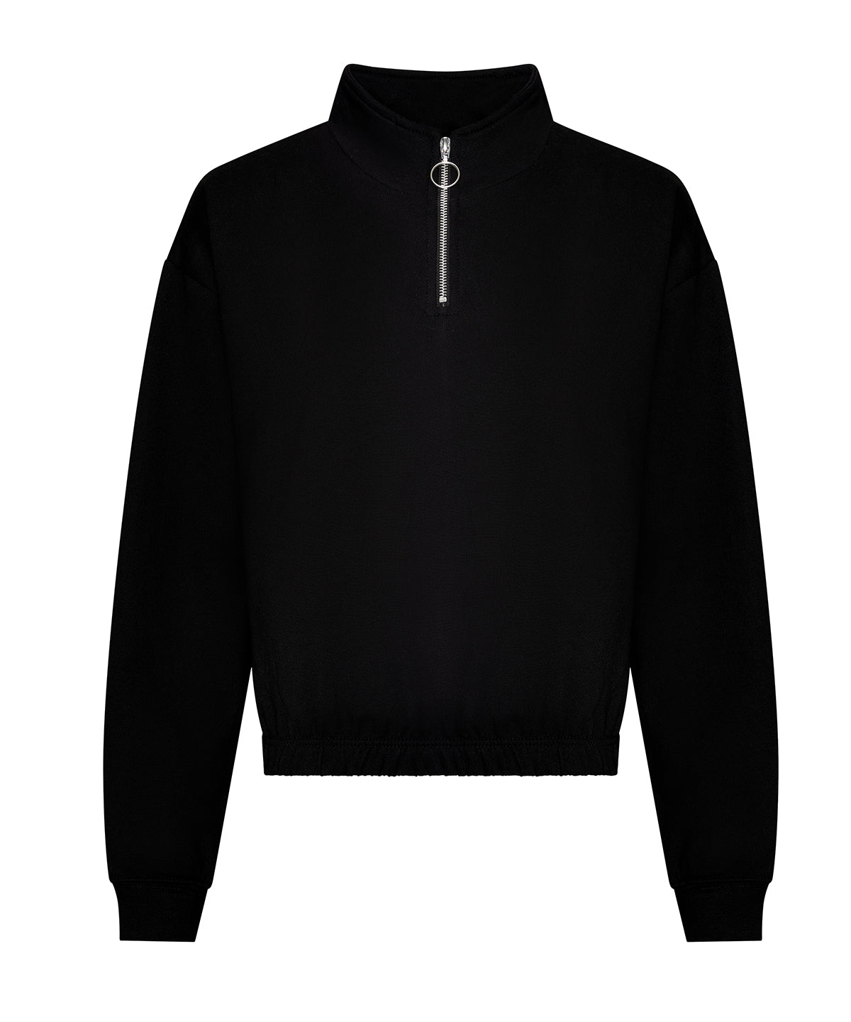 Women's cropped ¼-zip sweatshirt