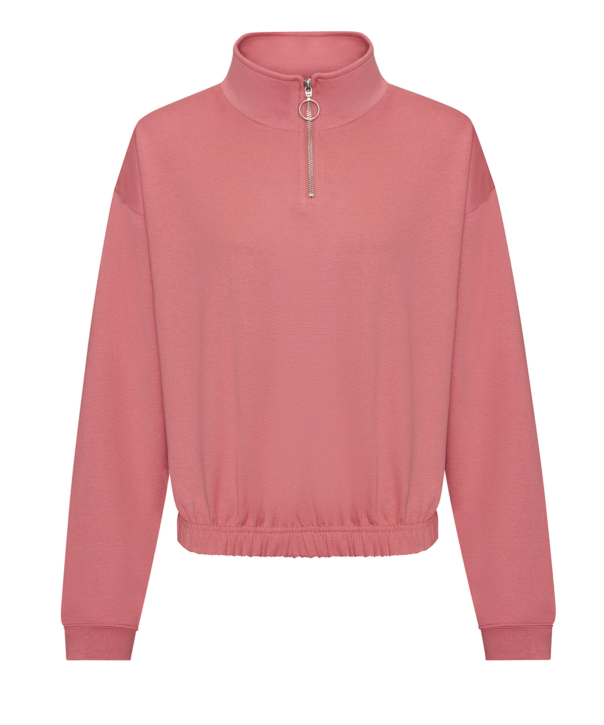 Women's cropped ¼-zip sweatshirt