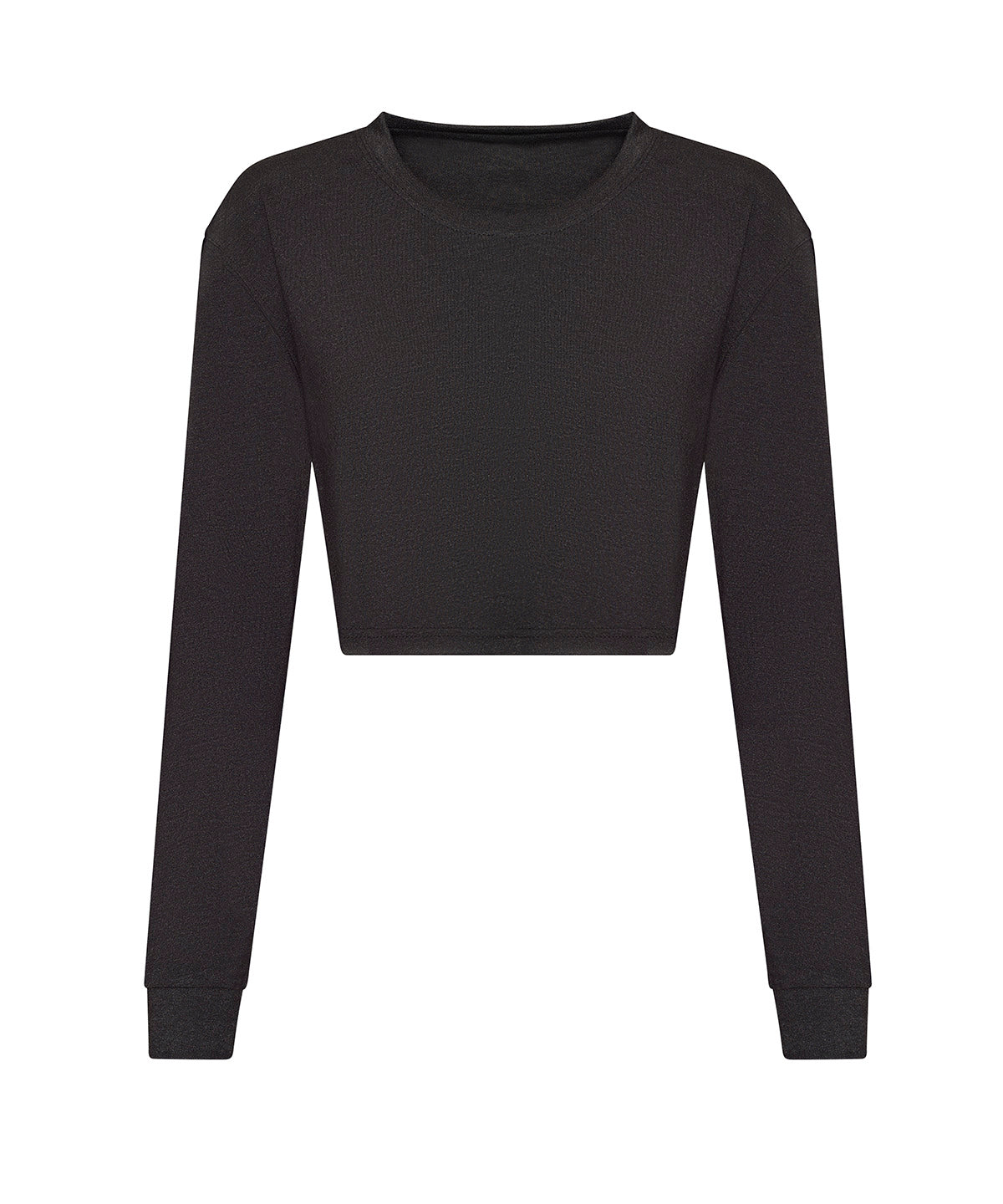 JT016  Women's long sleeve cropped T