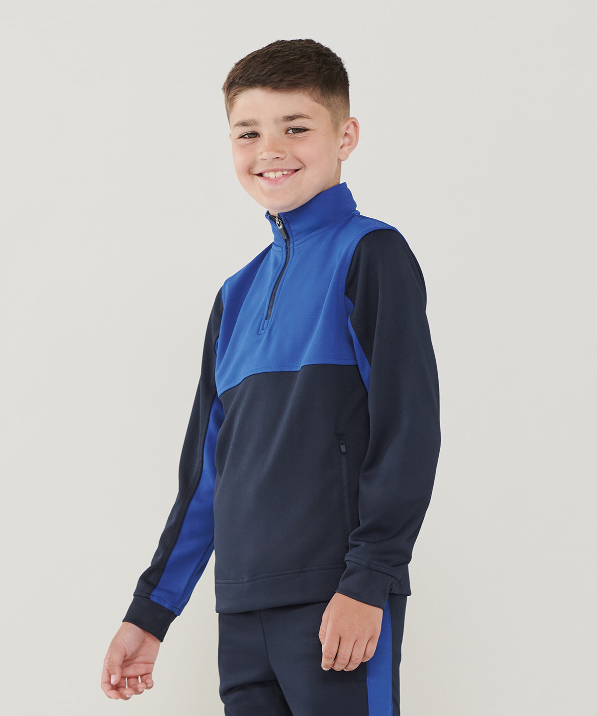 LV875 Kids ¼-tracksuit top