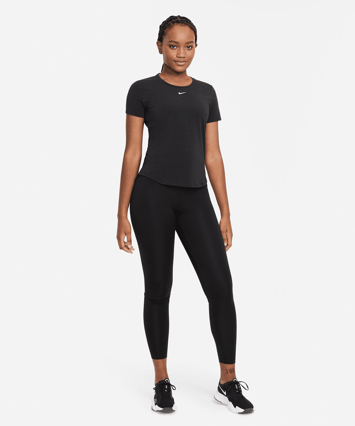 NK377 Women’s Nike One Luxe Dri-FIT short sleeve standard fit top