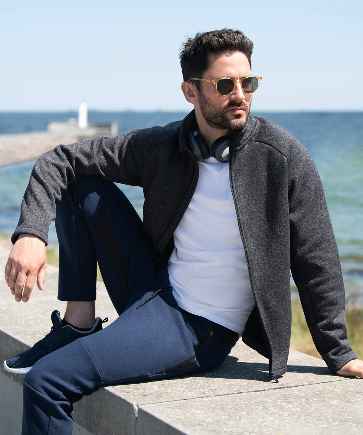 NP08M Montana – knitted fleece jacket