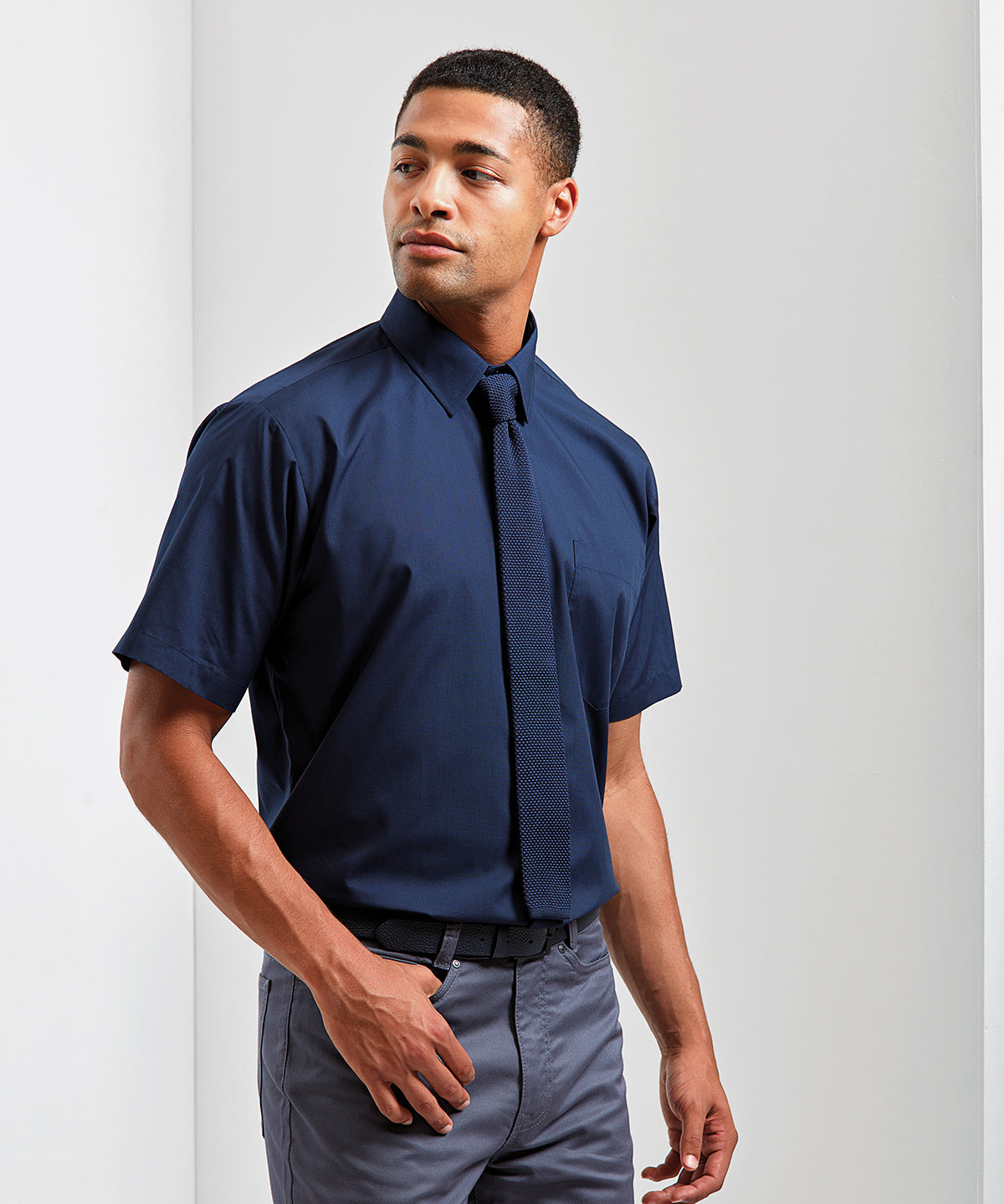 PR202 Short sleeve poplin shirt