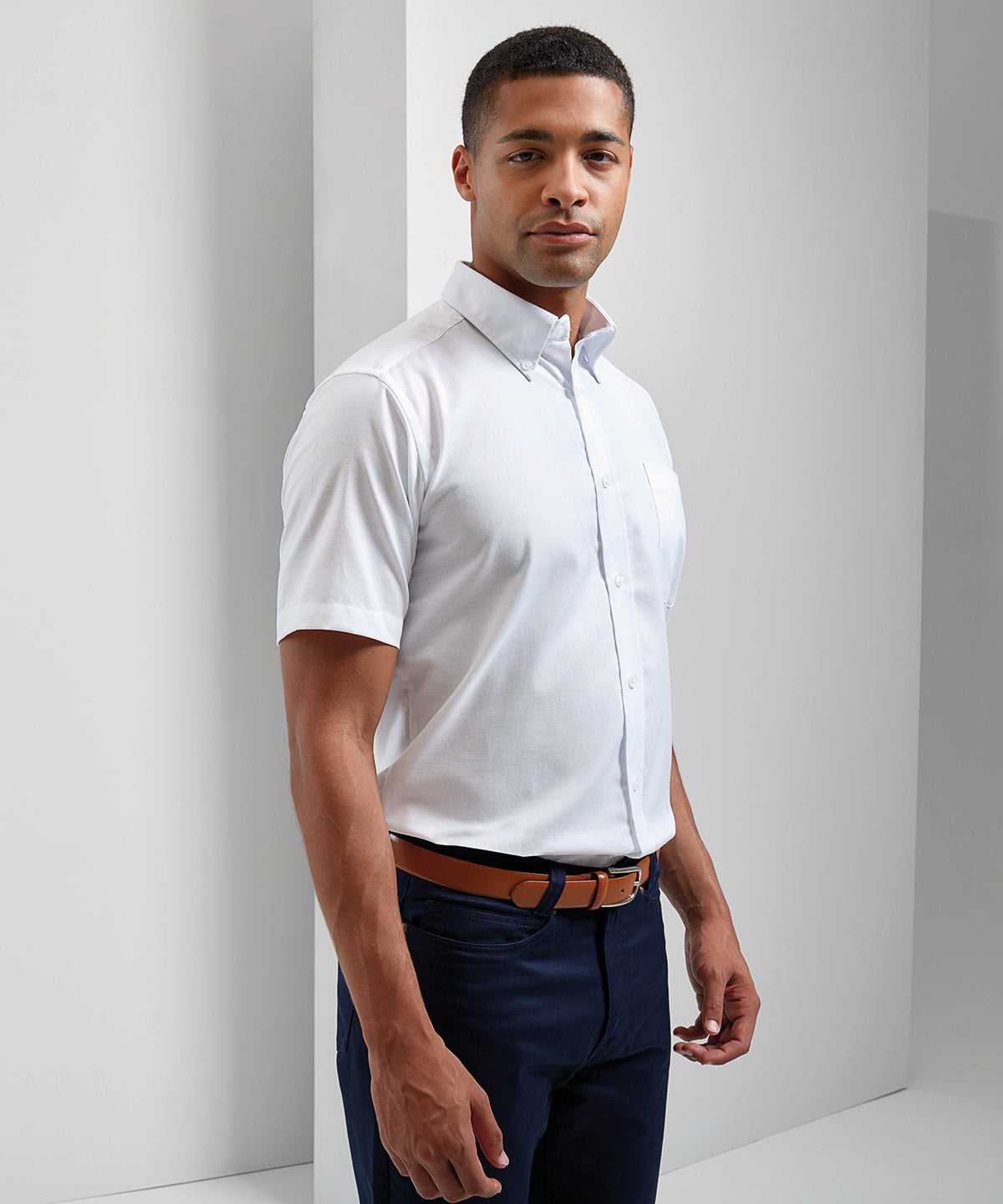 PR236 Signature Oxford short sleeve shirt