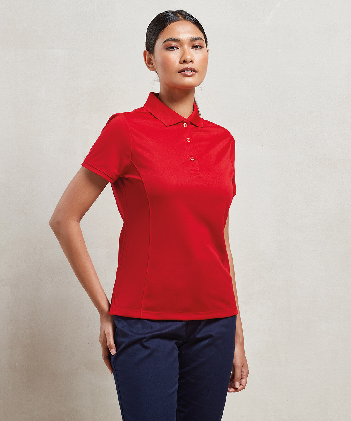 PR616 Women's Coolchecker® piqué polo
