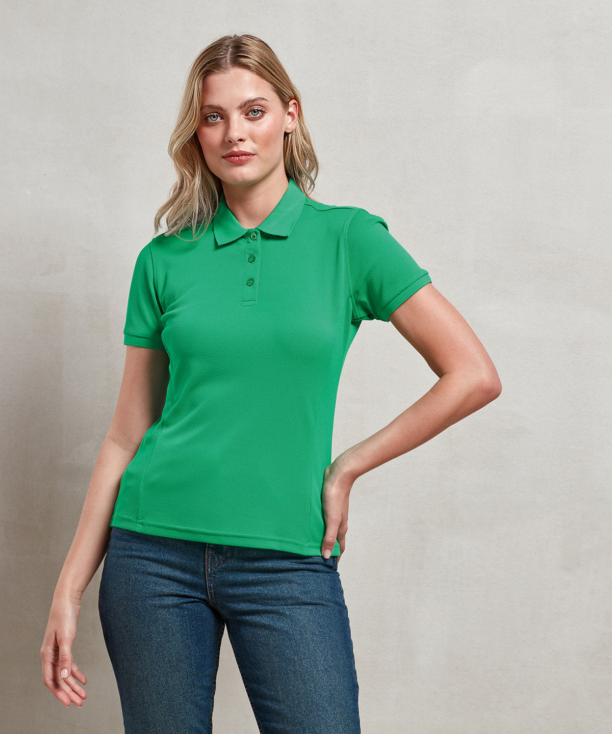 PR632 Women's Coolchecker® plus piqué polo