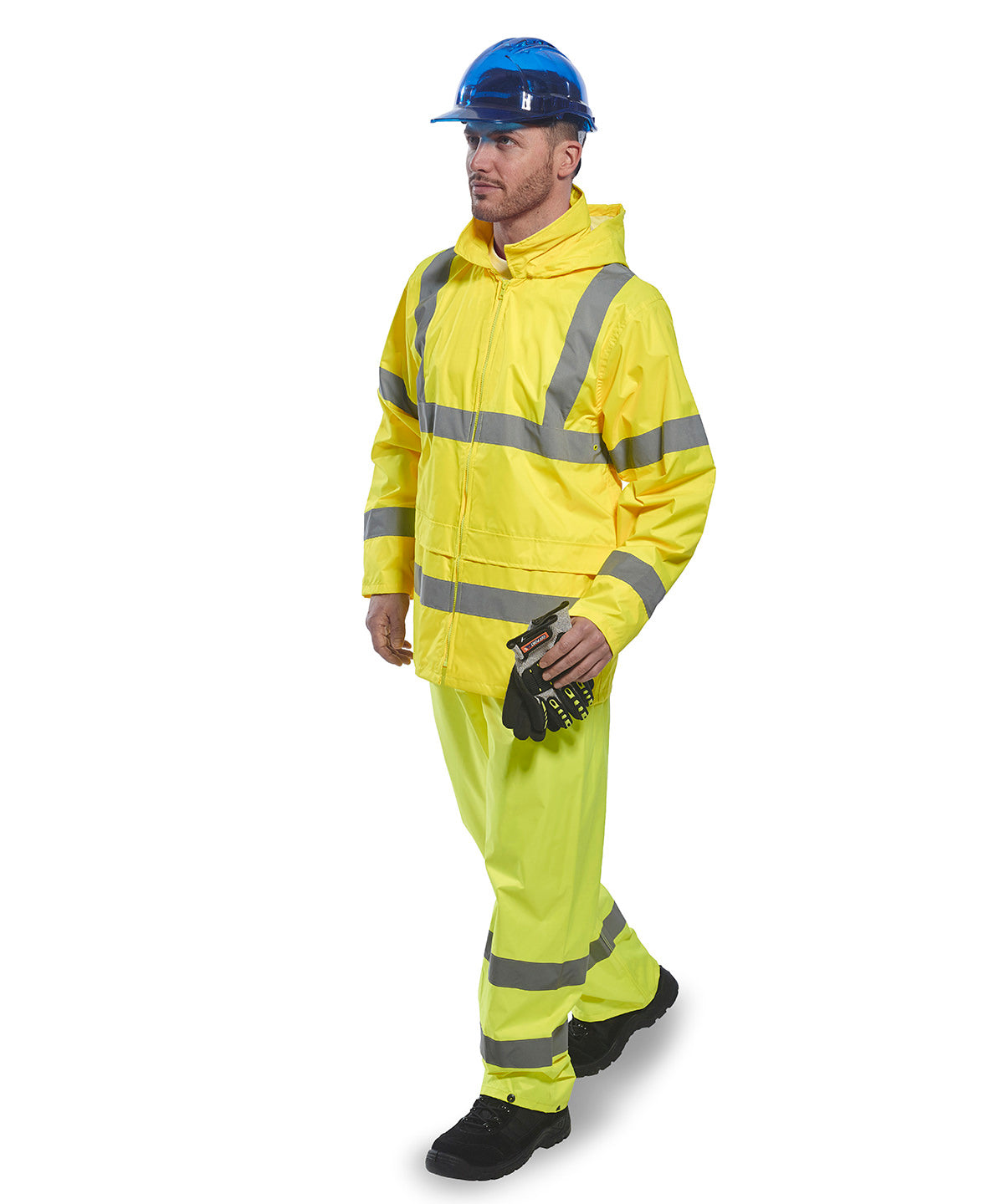 PW011 Hi-vis rain jacket (H440)