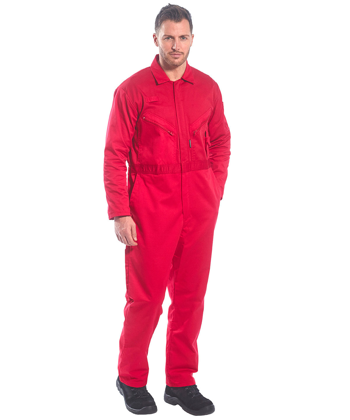 PW065 Liverpool zip coverall (C813)