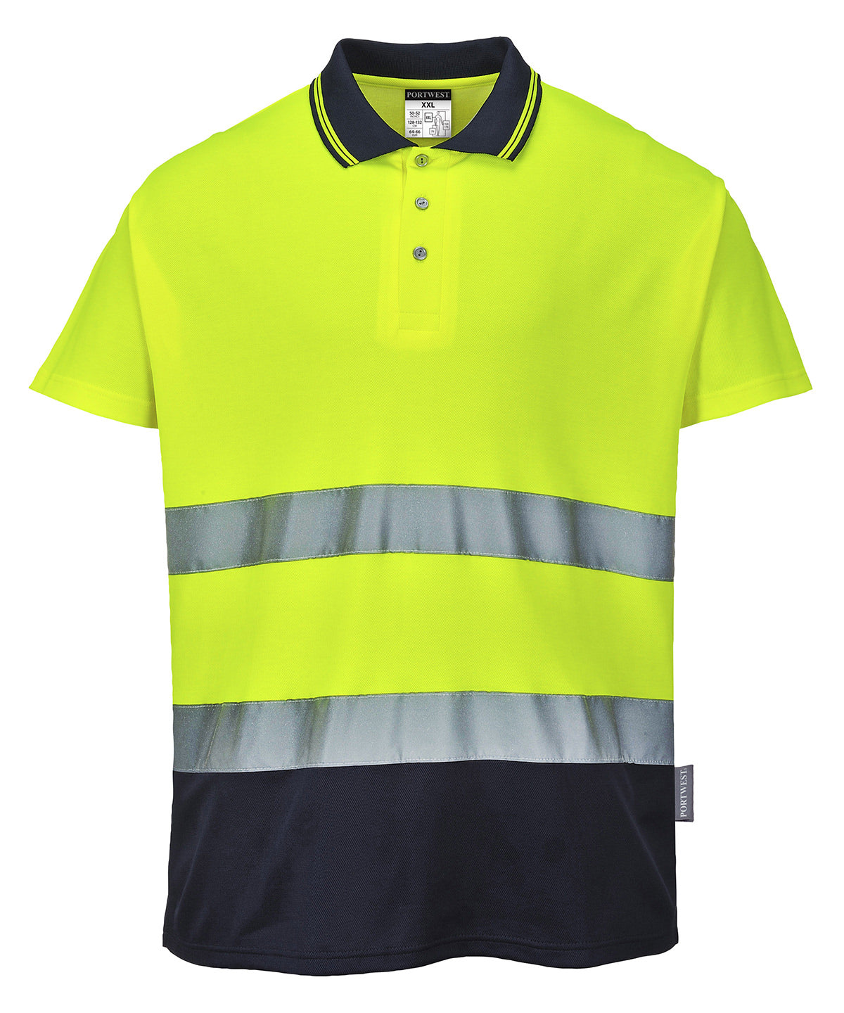 PW110 Two-tone cotton Comfort polo (S174)