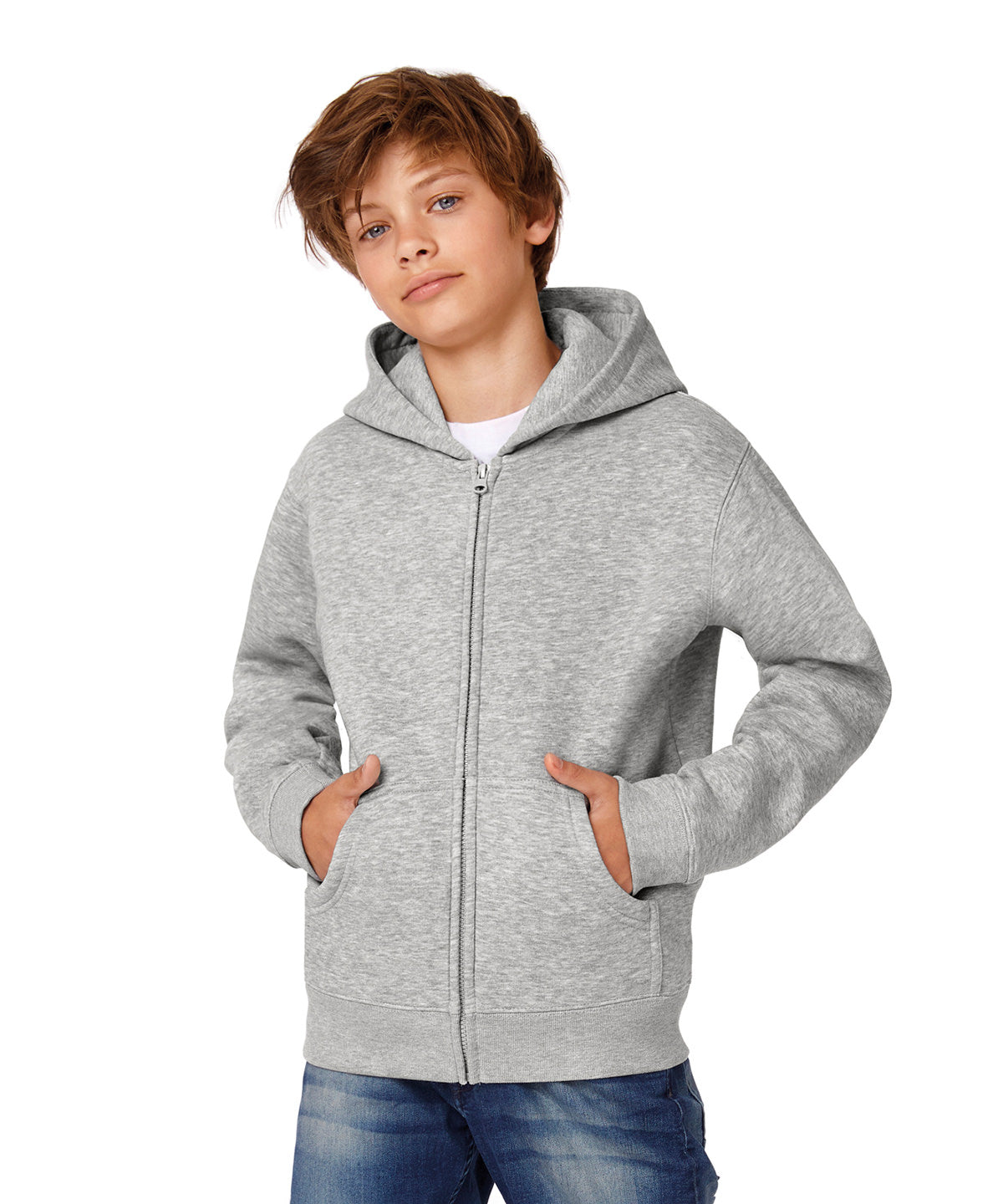B421B B&C Hooded full-zip /kids