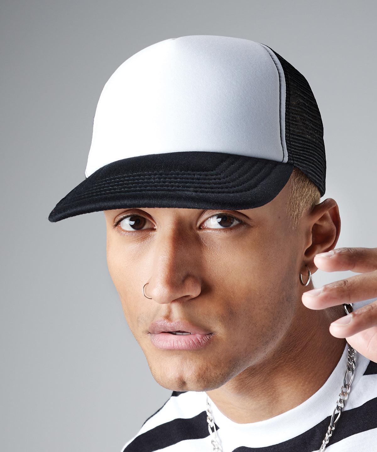 bc645 Vintage snapback trucker