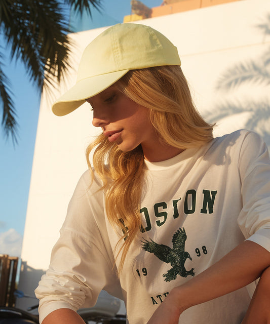 BC653  Low-profile 6-panel dad cap