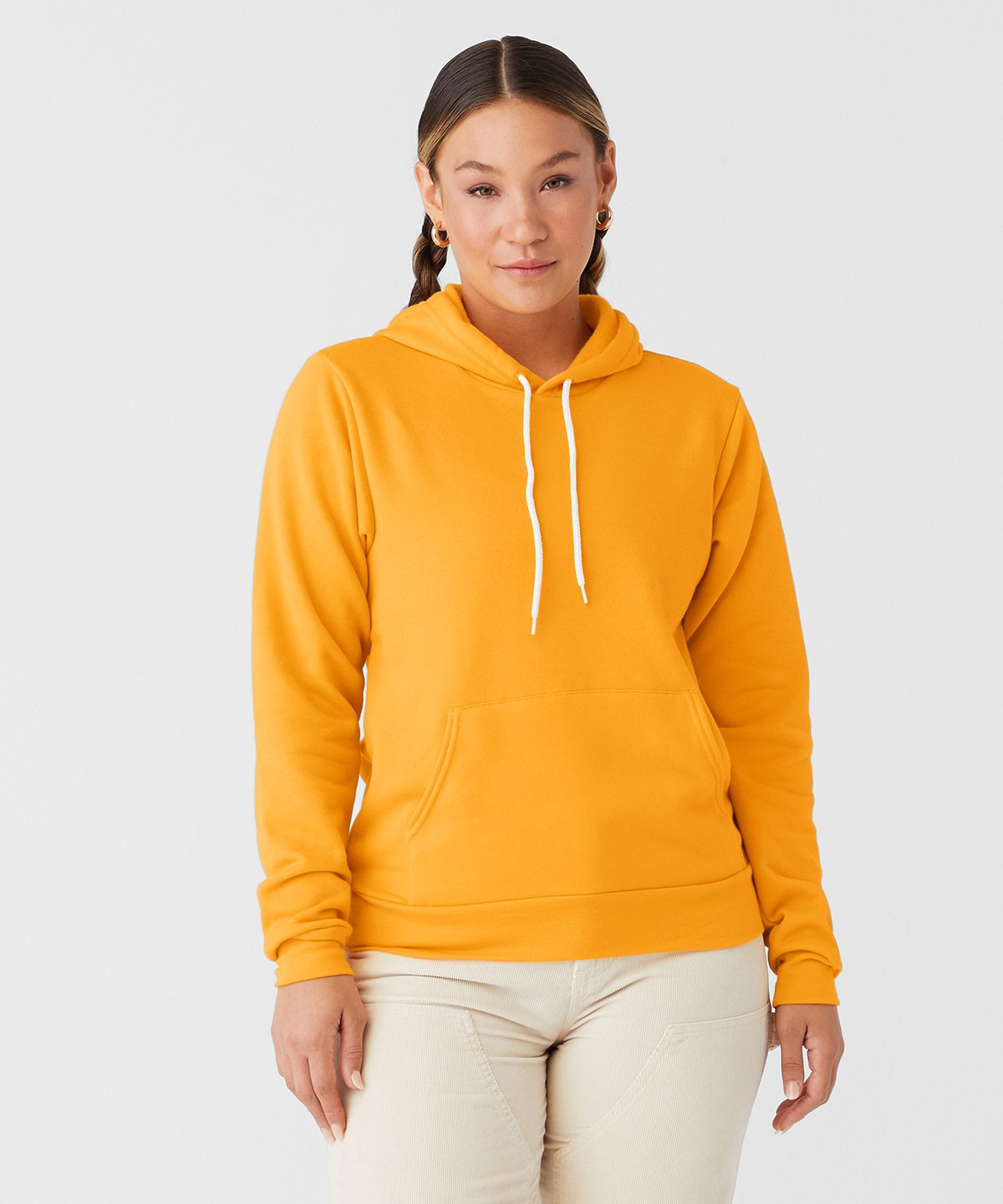 BE105 Unisex polycotton fleece pullover hoodie