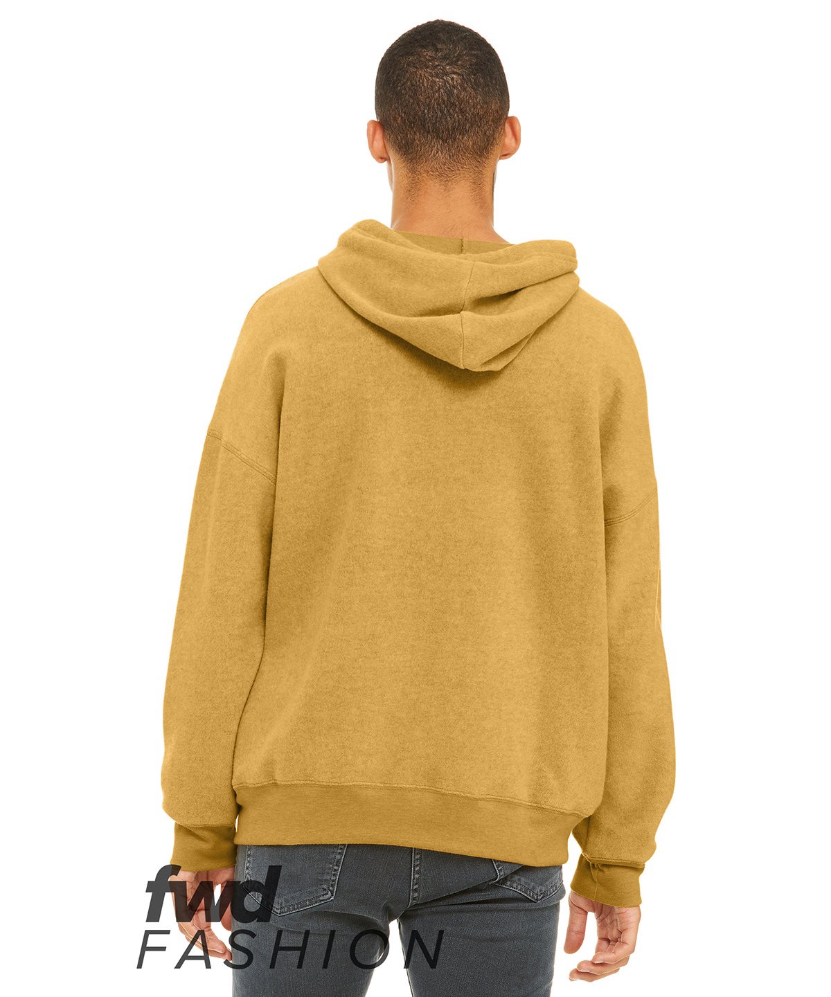 BE130 Unisex sueded fleece pullover hoodie