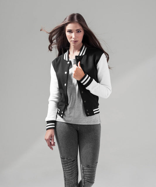 BY027 Women's sweat college jacket