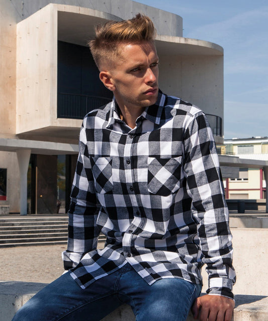 BY031 Checked flannel shirt