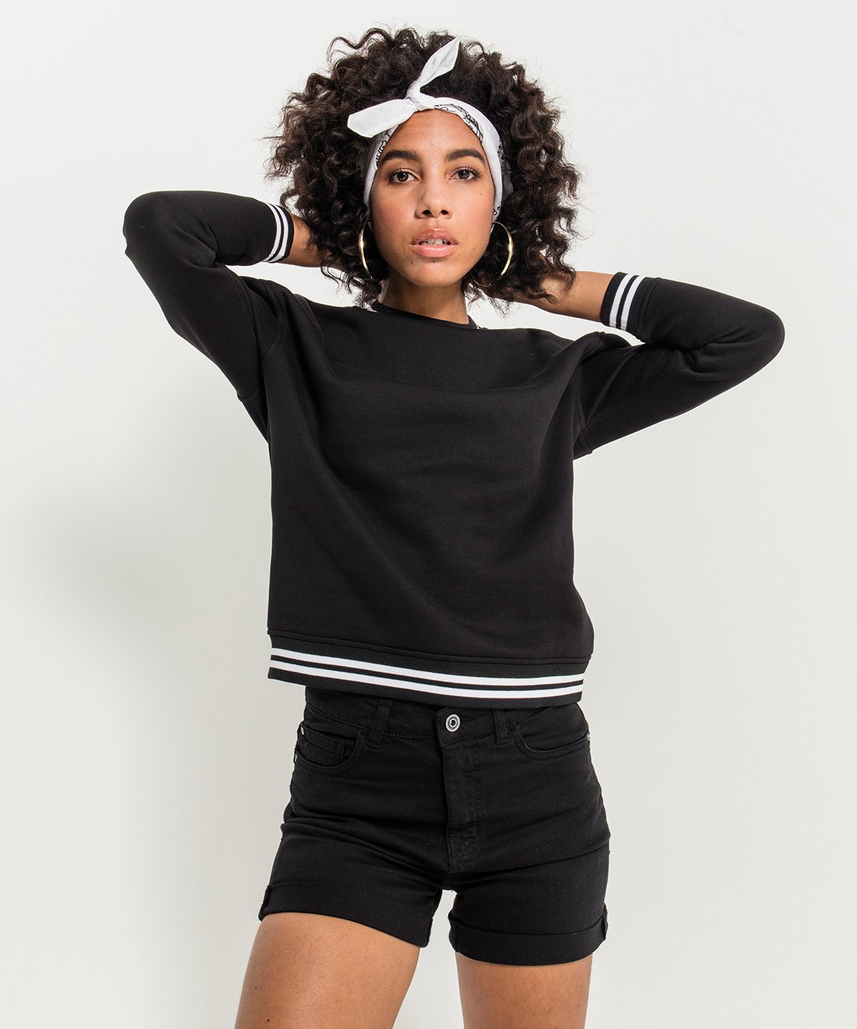 BY105 Women's college sweat crew