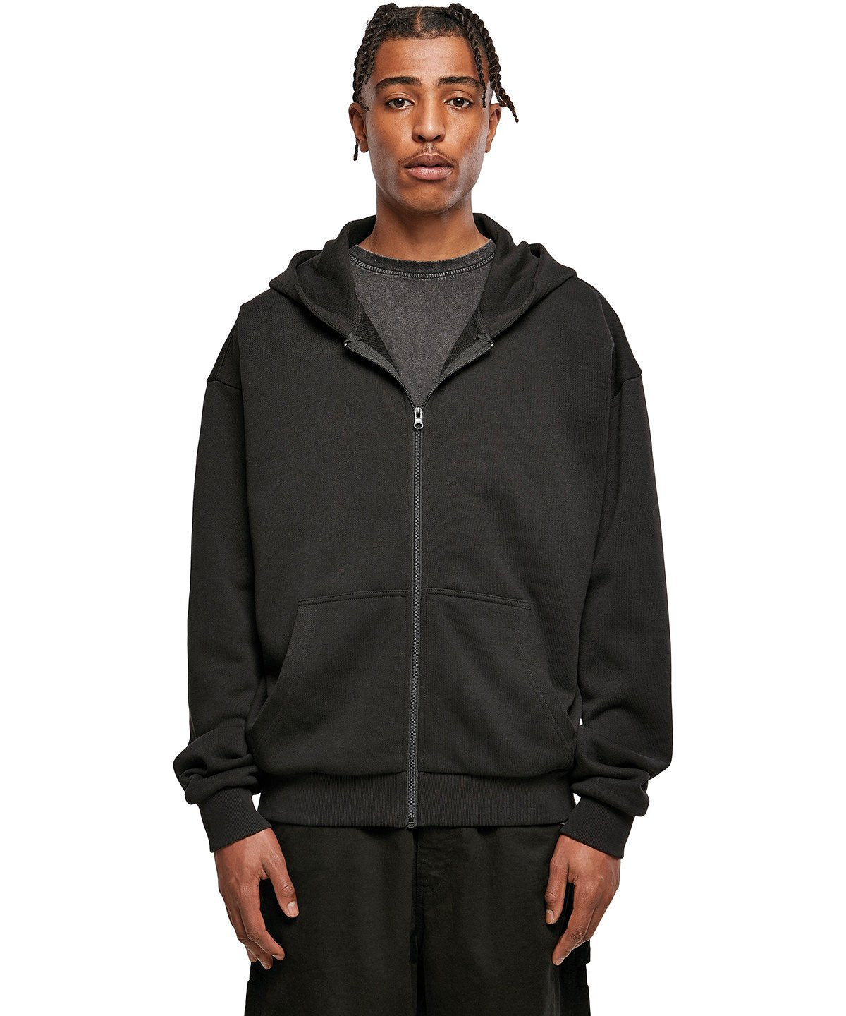 BY192  Ultra heavy zip hoodie