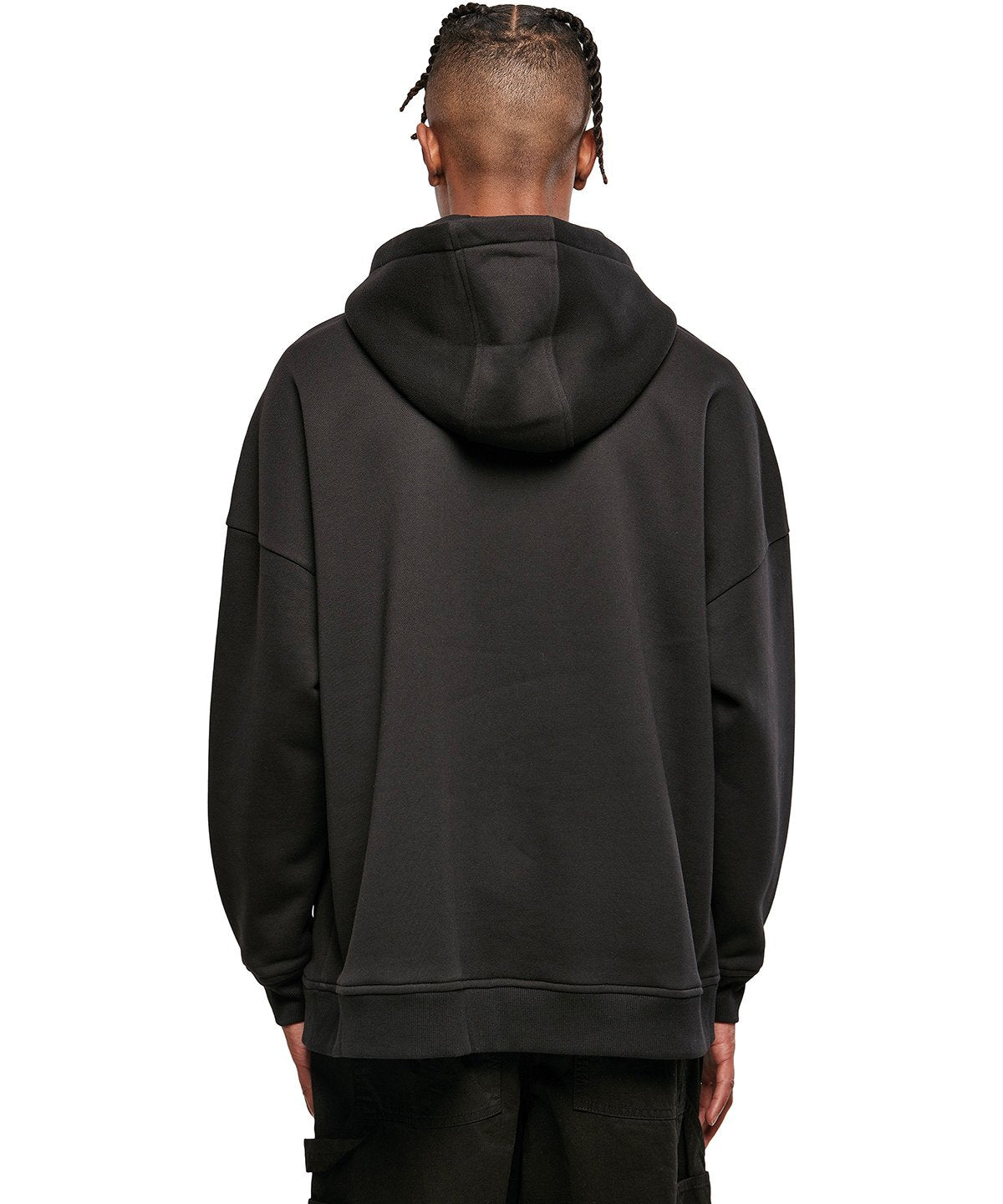 BY199 Oversized cut-on sleeve hoodie