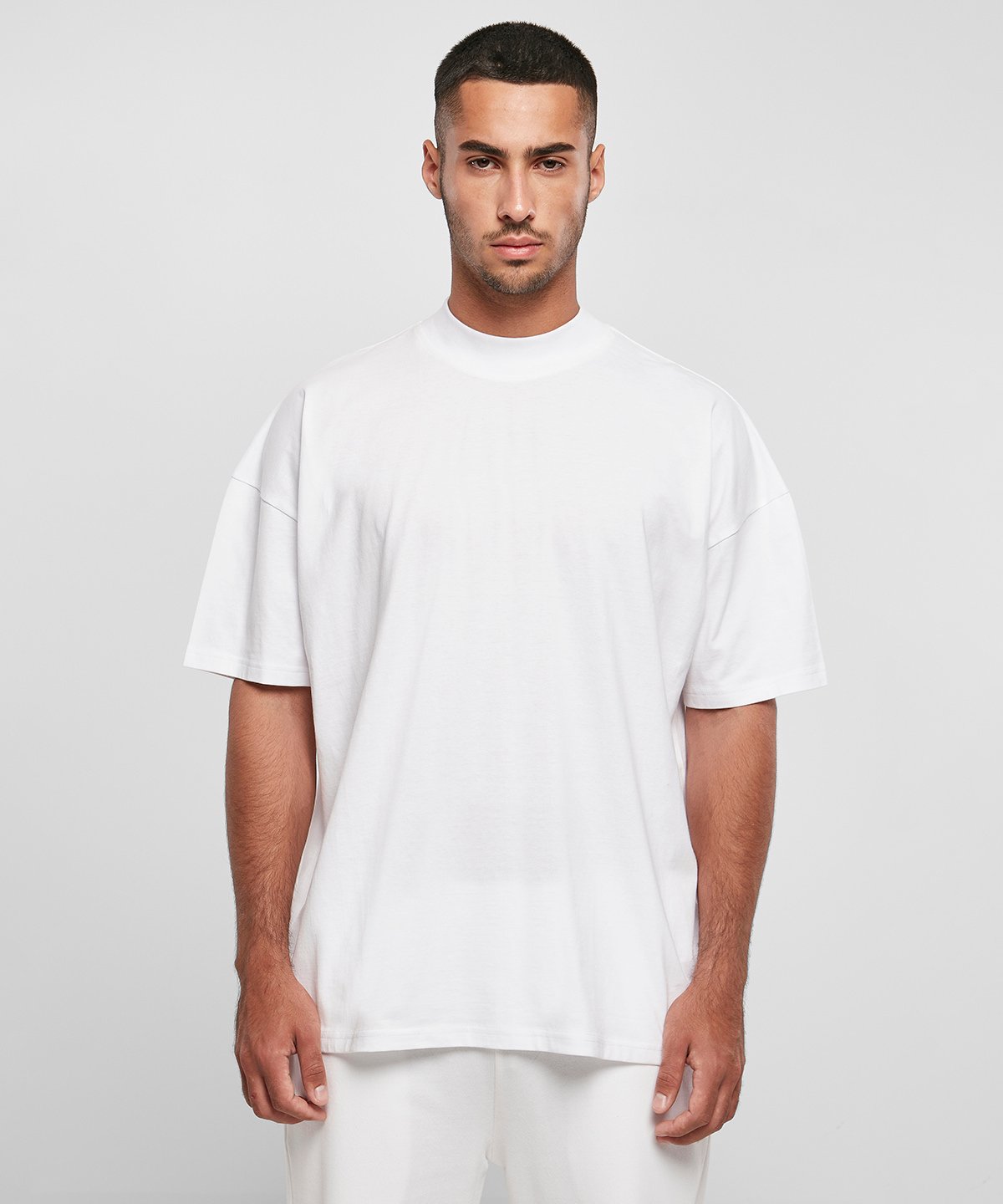 BY230 Oversized mock neck tee