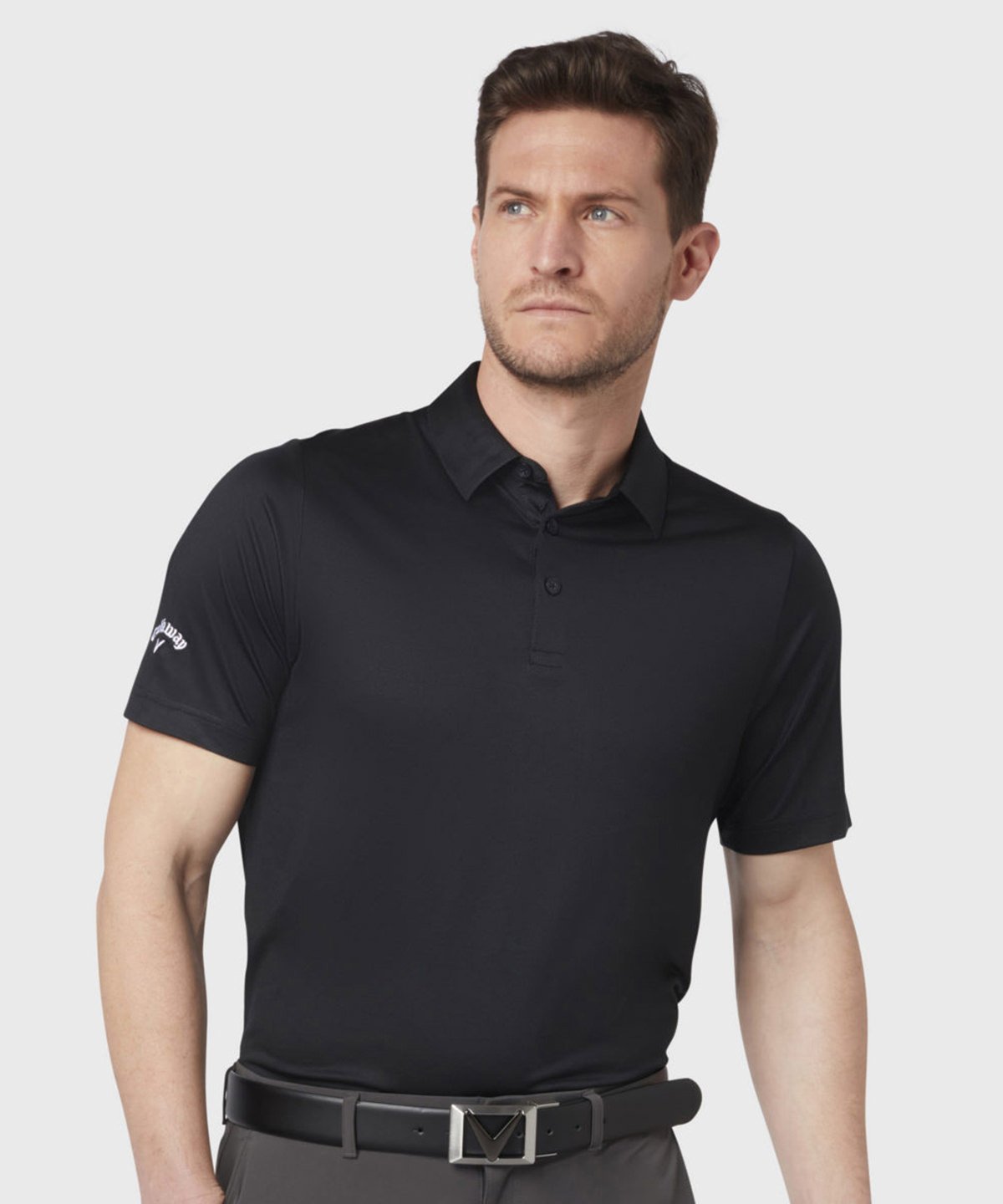 CW025 Swing Tech solid polo