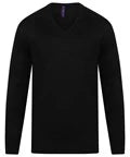 HB760 Cashmere touch acrylic v-neck jumper