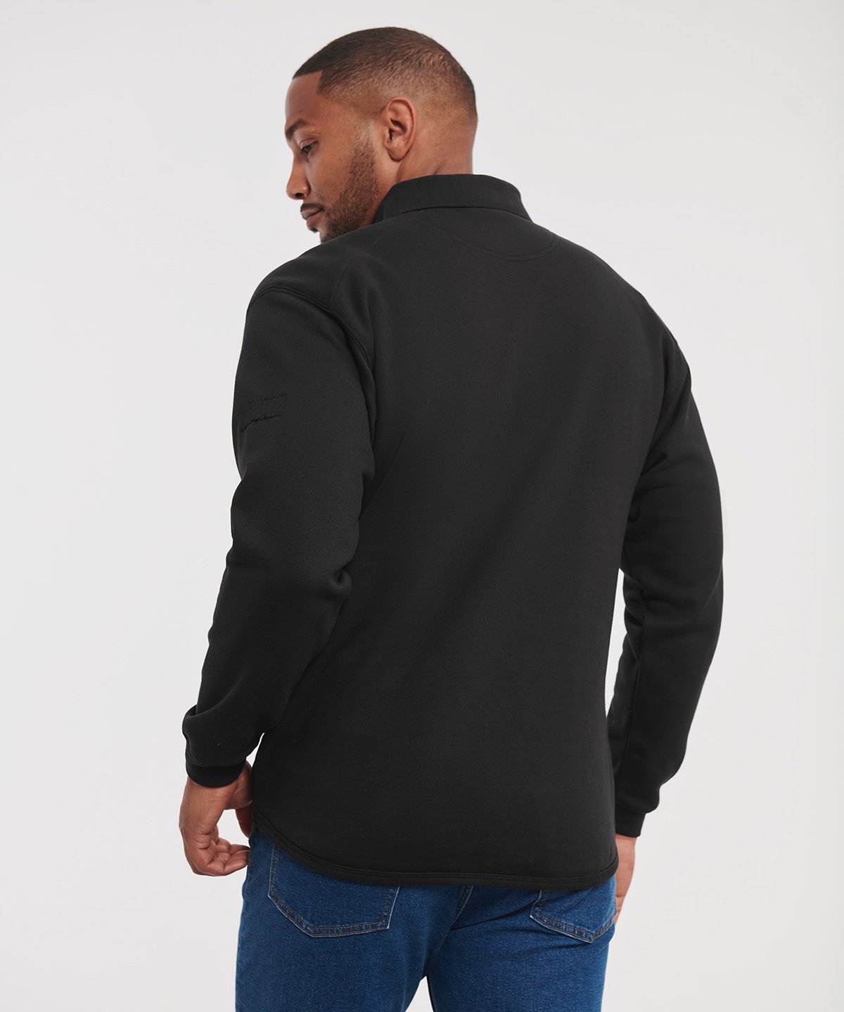 J012M Heavy-duty collar sweatshirt