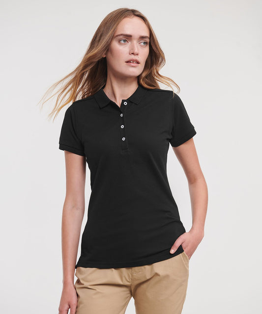 J566F  Women's stretch polo