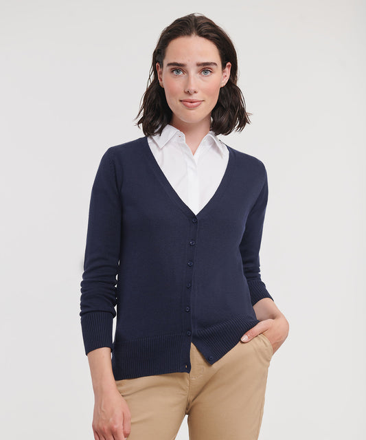J715F  Women's v-neck knitted cardigan