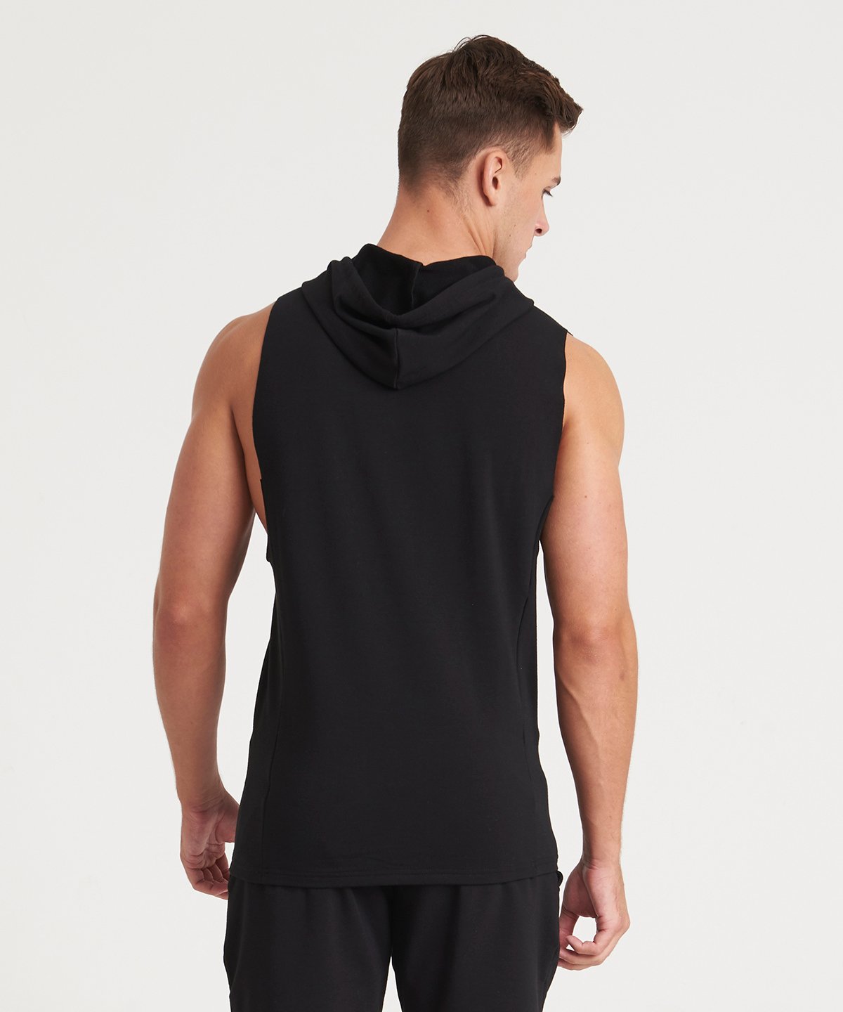 Urban sleeveless muscle hoodie