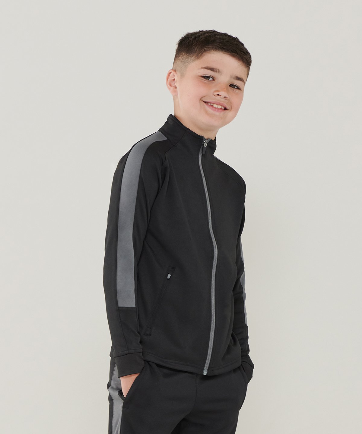LV873 Kids knitted tracksuit top