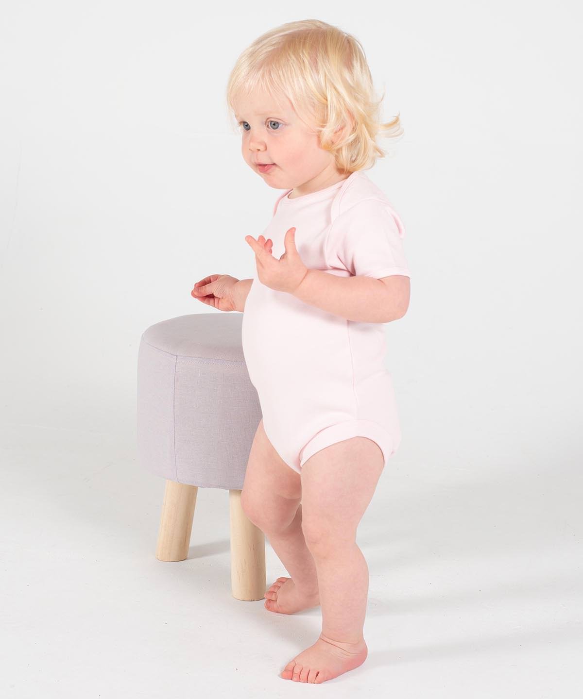 LW55T Short-sleeved bodysuit with envelope neck opening