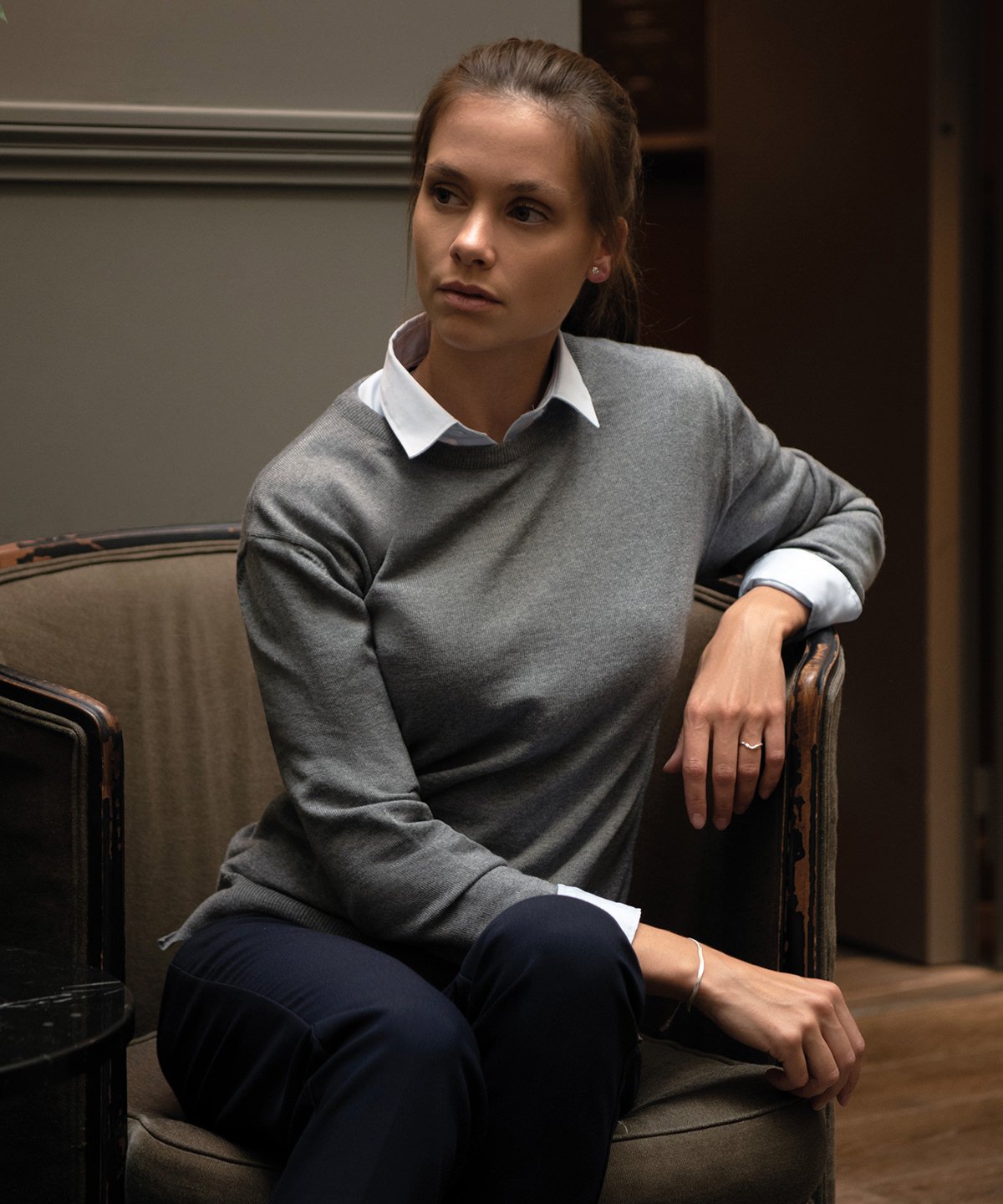 N113F Women’s Beaufort – extra fine Cashwool® merino knit