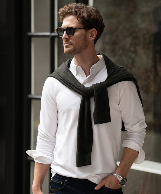 NB71M Carlington – deluxe long sleeve polo