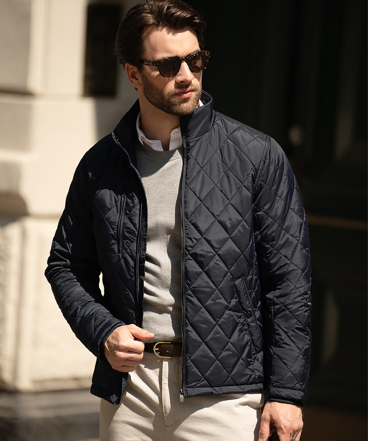 NB98M  Henderson – stylish diamond quilted jacket
