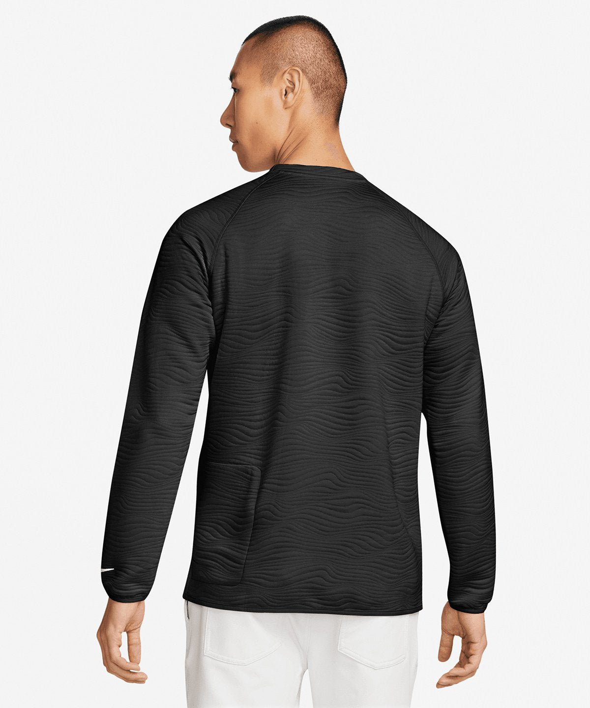 NK394 Nike Dri-FIT Tour crew quilted top