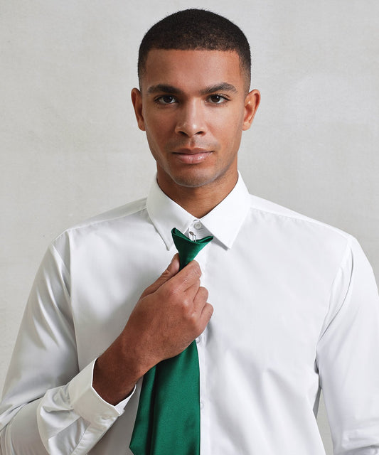 PR755  'Colours' satin clip tie