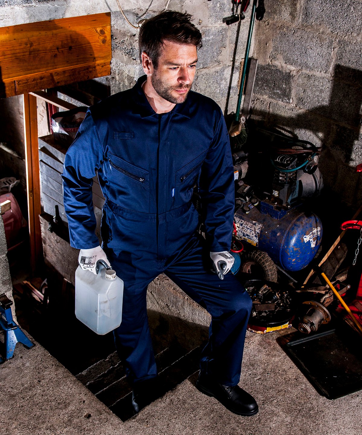 PW065 Liverpool zip coverall (C813)