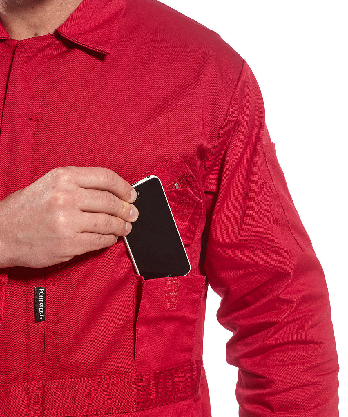 PW065 Liverpool zip coverall (C813)